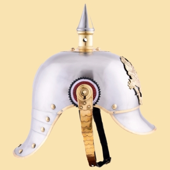 Preview: Pickelhaube Preußen 1889 - Kürassierhelm  -   Stahl